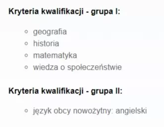 zasady rekrutacji usz