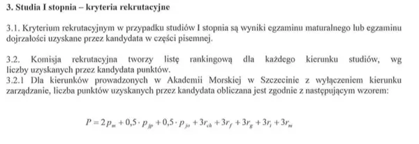 zasady rekrutacji am