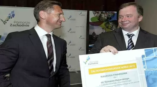 Zachodniopomorski Nobel 2013 dla Tomasza Huzarskiego z PUM w Szczecinie 
